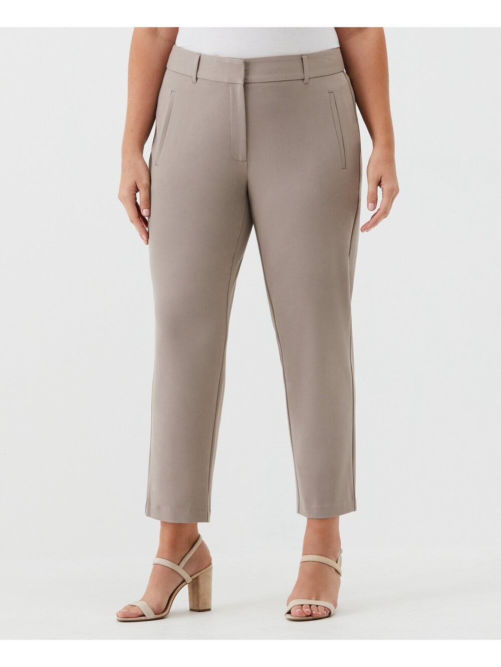 Rafaella Plus Size Straight Le Summer Straw 22W